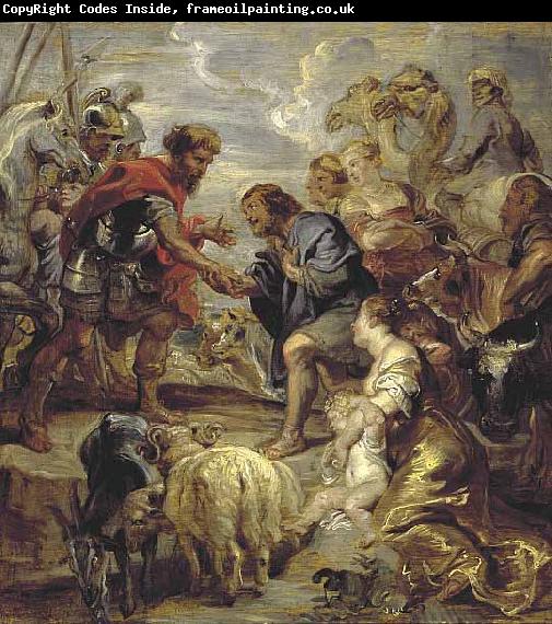 Peter Paul Rubens The Reconciliation of Jacob and Esau